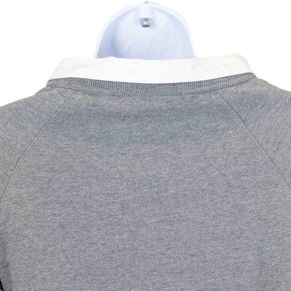 Pinch x Cole Haan Collared Gray White Sweatshirt XS - Picture 4 of 7